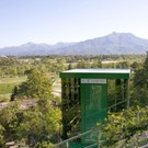 L'ascensore che collega il centro città con il Parco fluviale - foto archivio ufficio stampa Comune di Cuneo