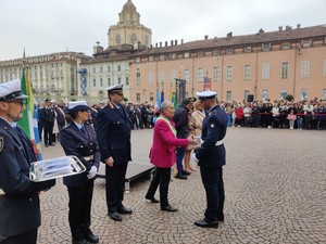 La consegna delle placche di riconoscimento