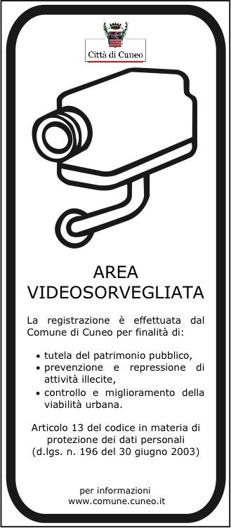 Cartello di segnaletica informativa