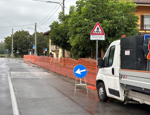 Madonna delle Grazie - lavori di asfaltatura in via Cherasco