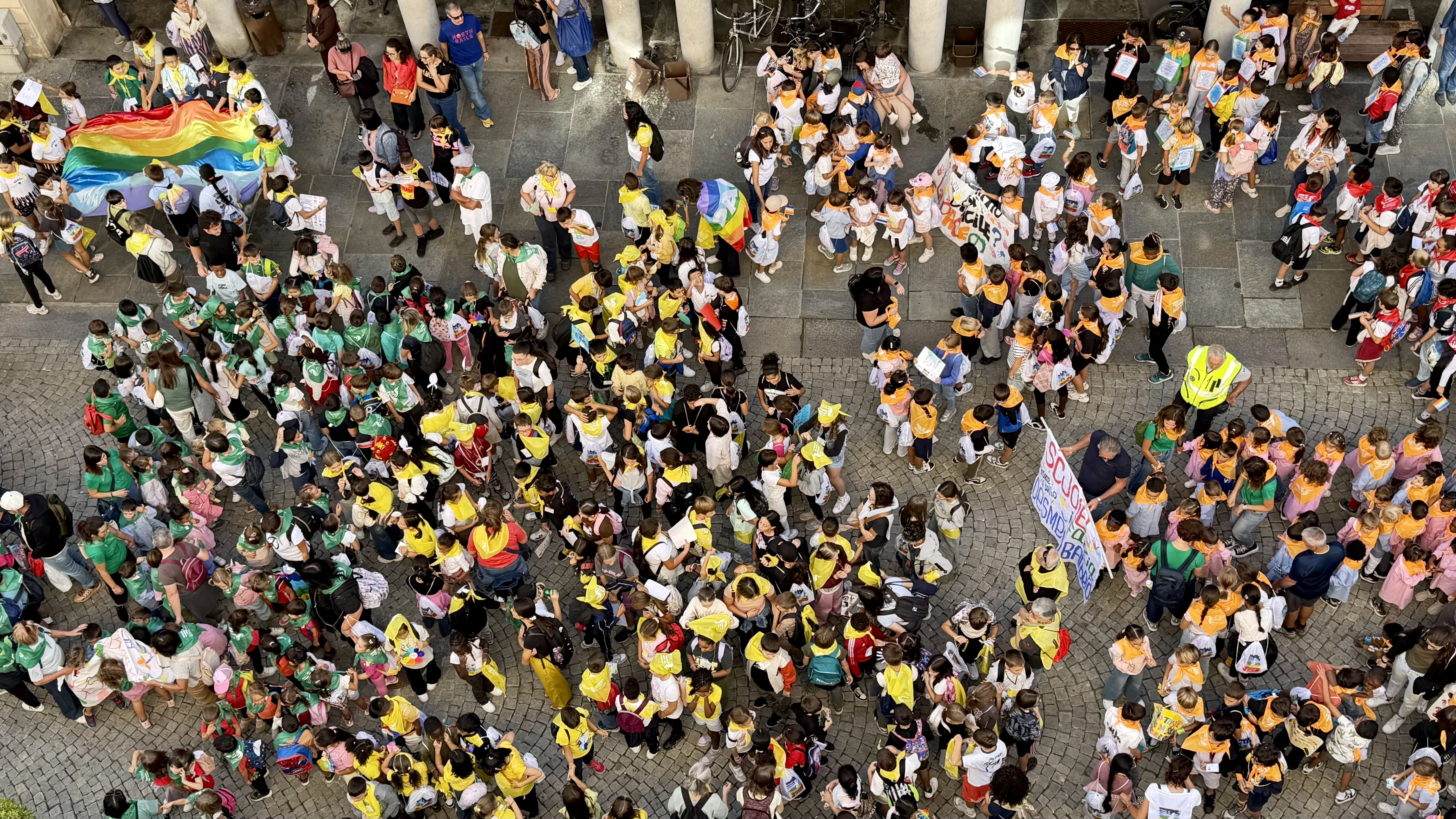 Mille bambini in marcia per la pace