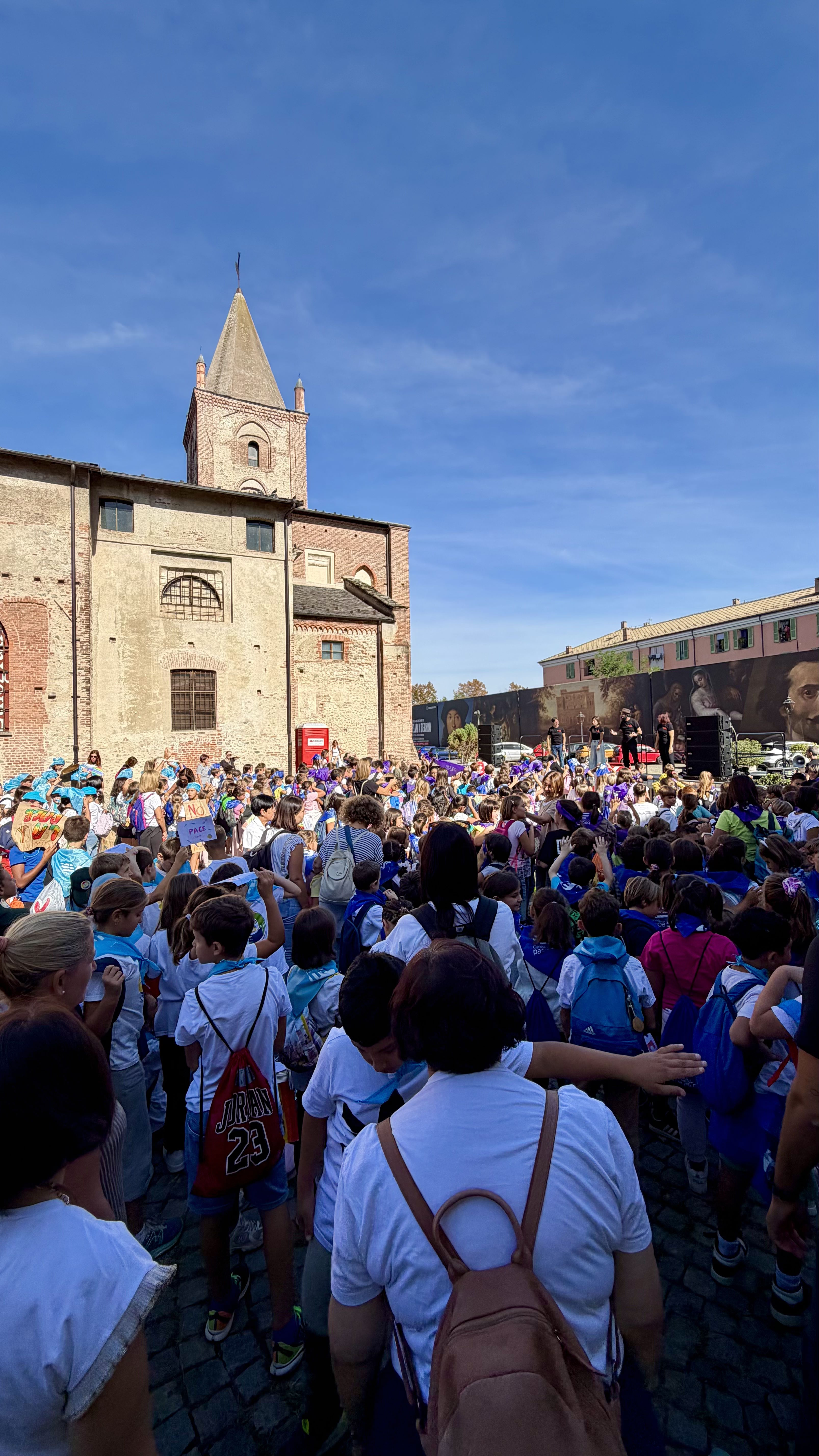 Mille bambini in marcia per la pace