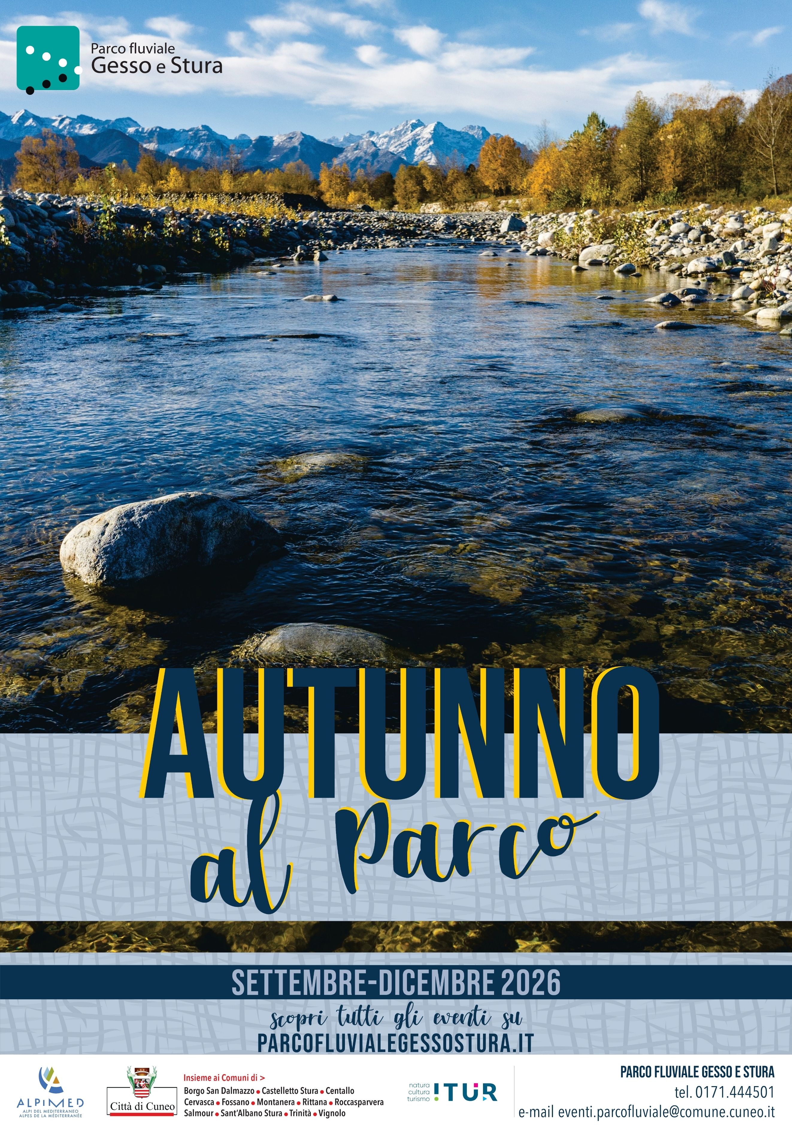 Autunno al Parco, da ottobre a dicembre gli appuntamenti del Parco Fluviale