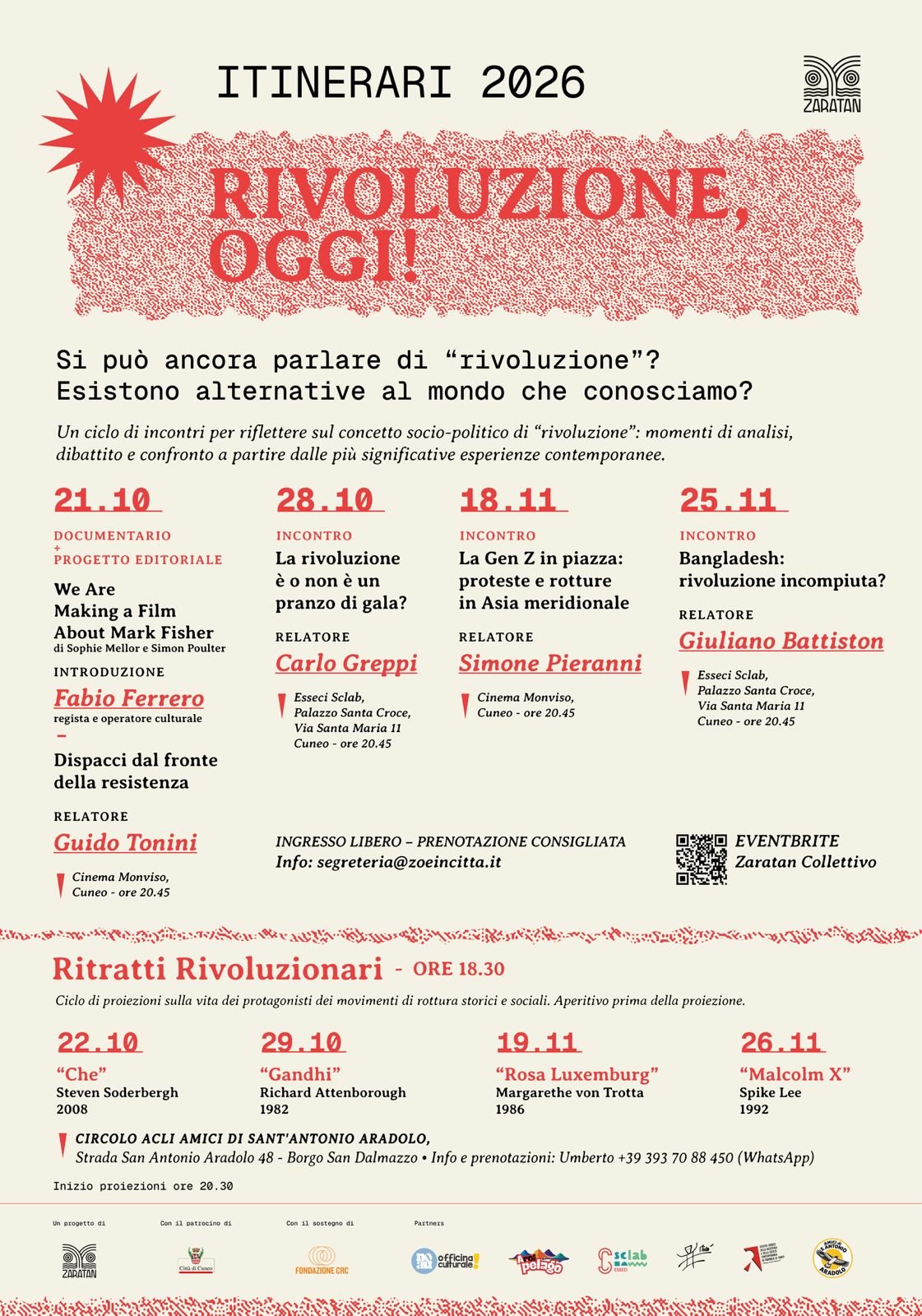 Itinerari 2026 Novembre